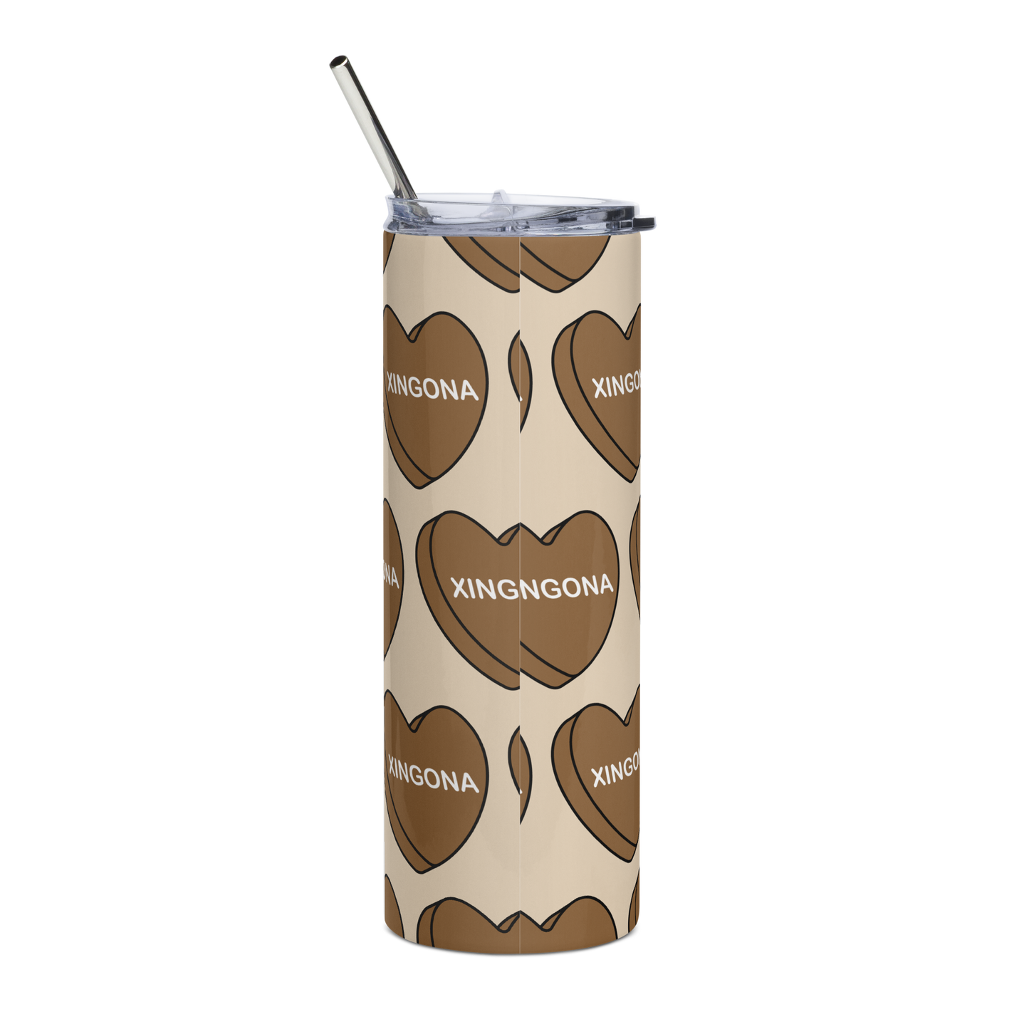 Xingona Candy Conversation Heart - Stainless steel tumbler