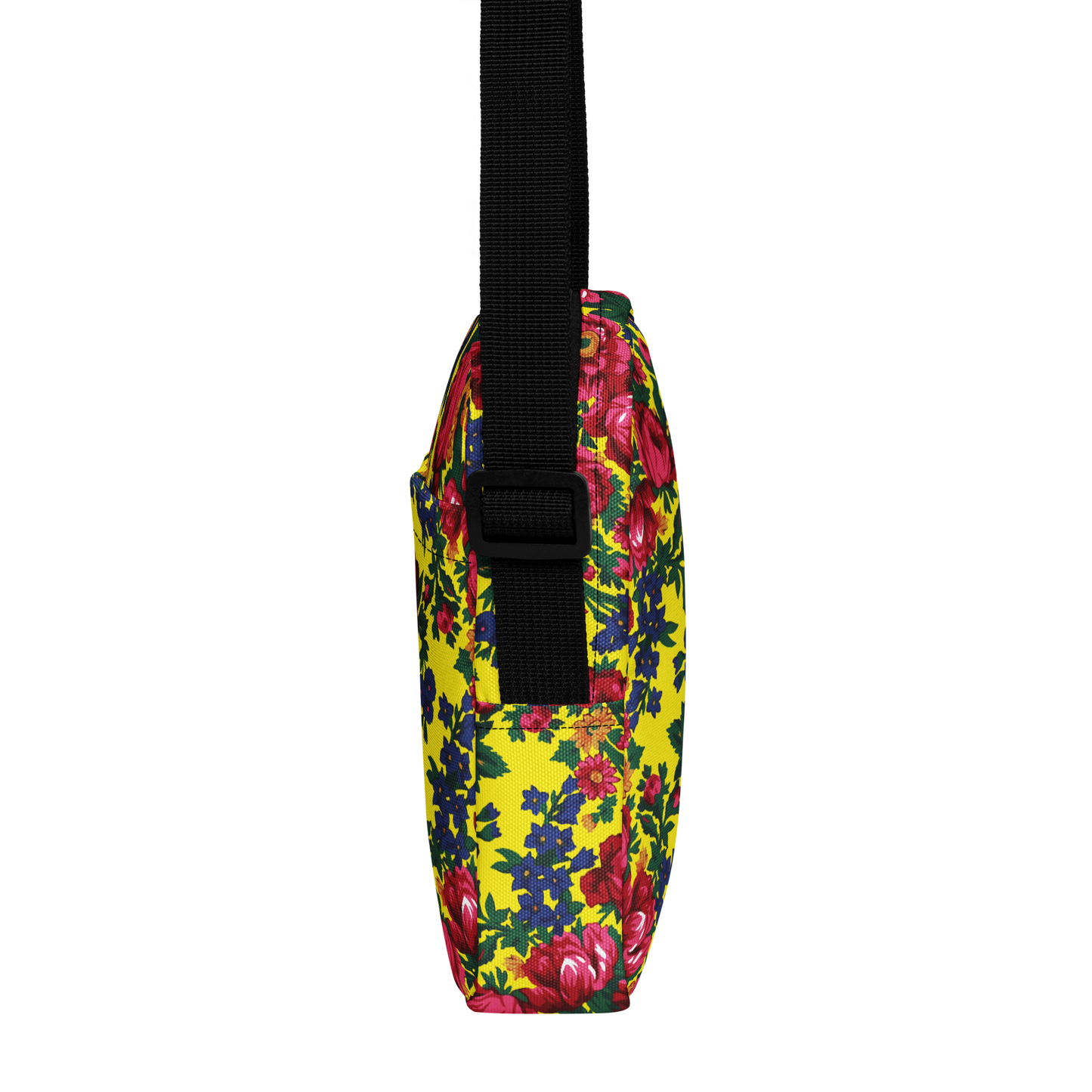 Yellow Floral - Unisex Crossbody Bag