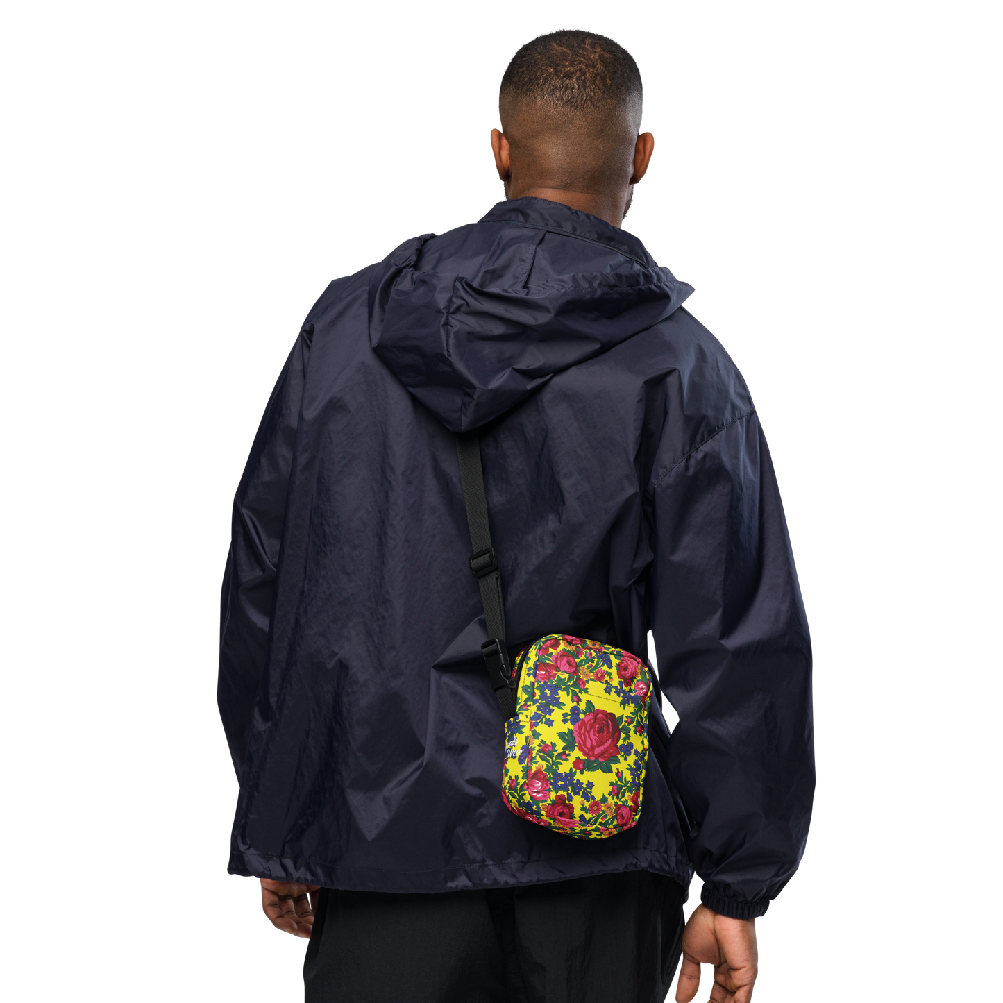 Yellow Floral - Unisex Crossbody Bag