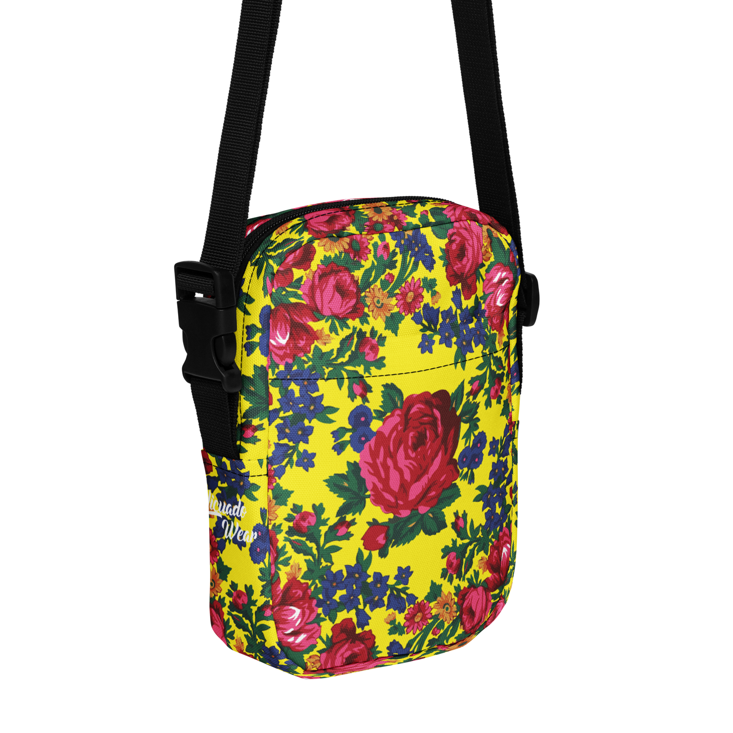 Yellow Floral - Unisex Crossbody Bag