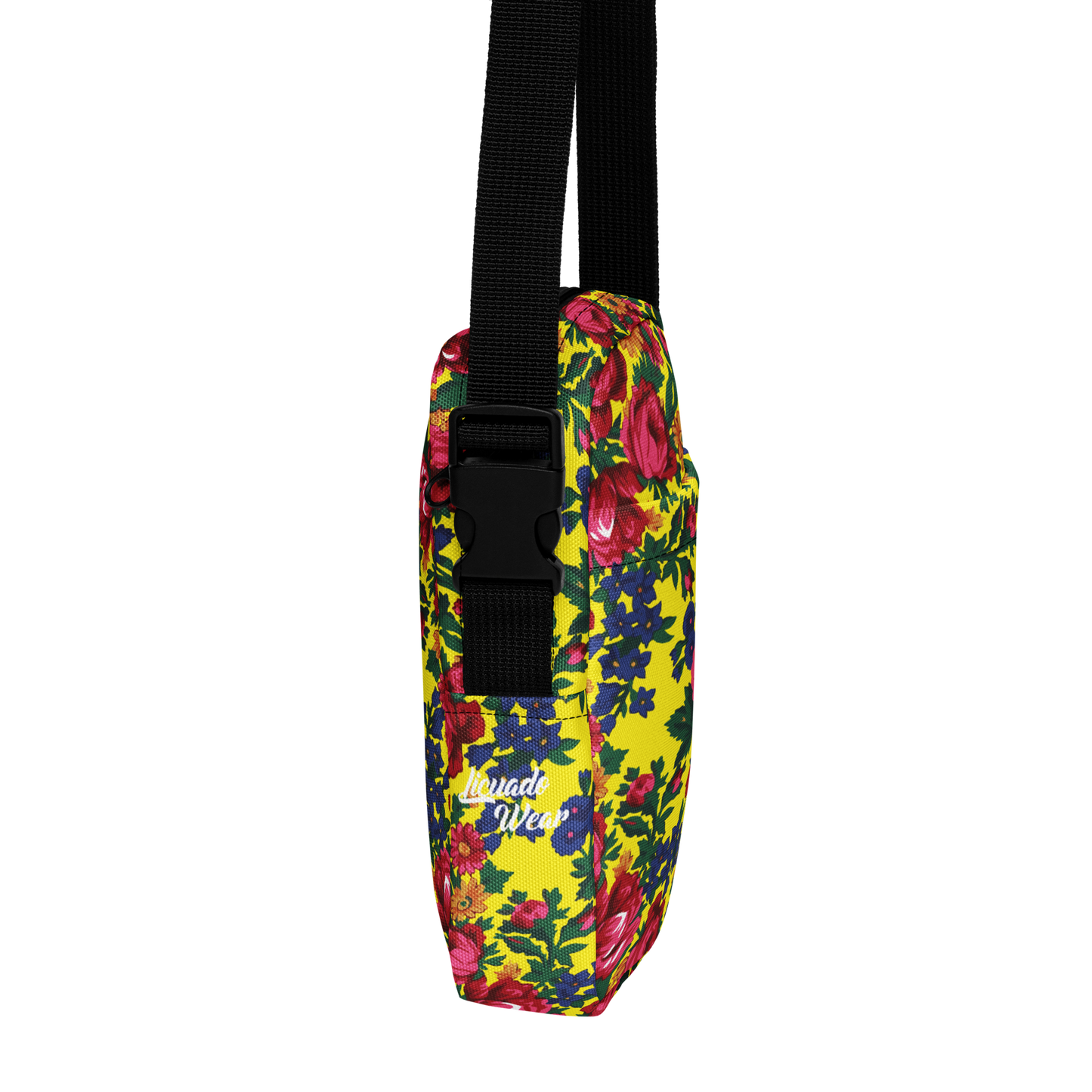 Yellow Floral - Unisex Crossbody Bag