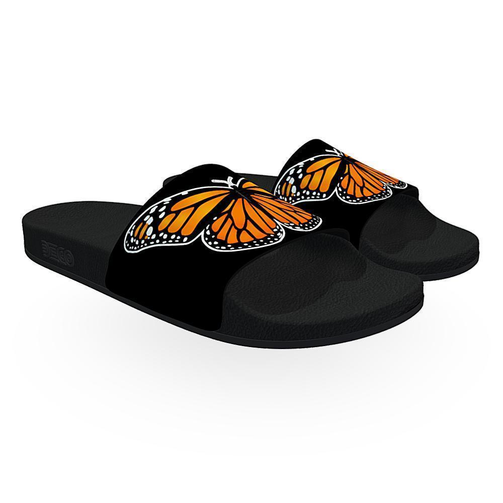 Zacuanpapalotl (Monarch Butterfly) - Unisex Slide Sandal - Licuado Wear