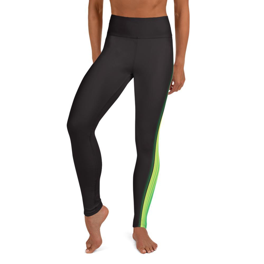 Zarape Green and Lime - All-Over Print Leggings - Licuado Wear