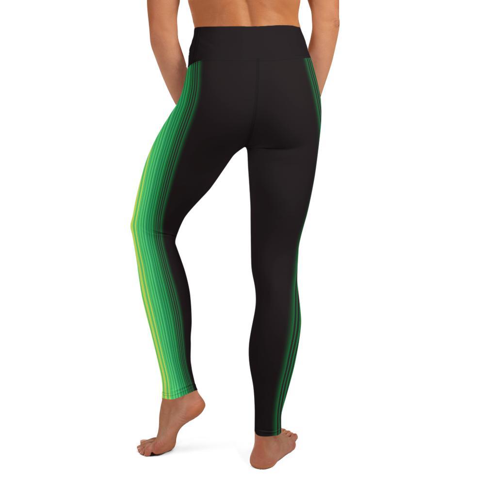 Zarape Green and Lime - All-Over Print Leggings - Licuado Wear