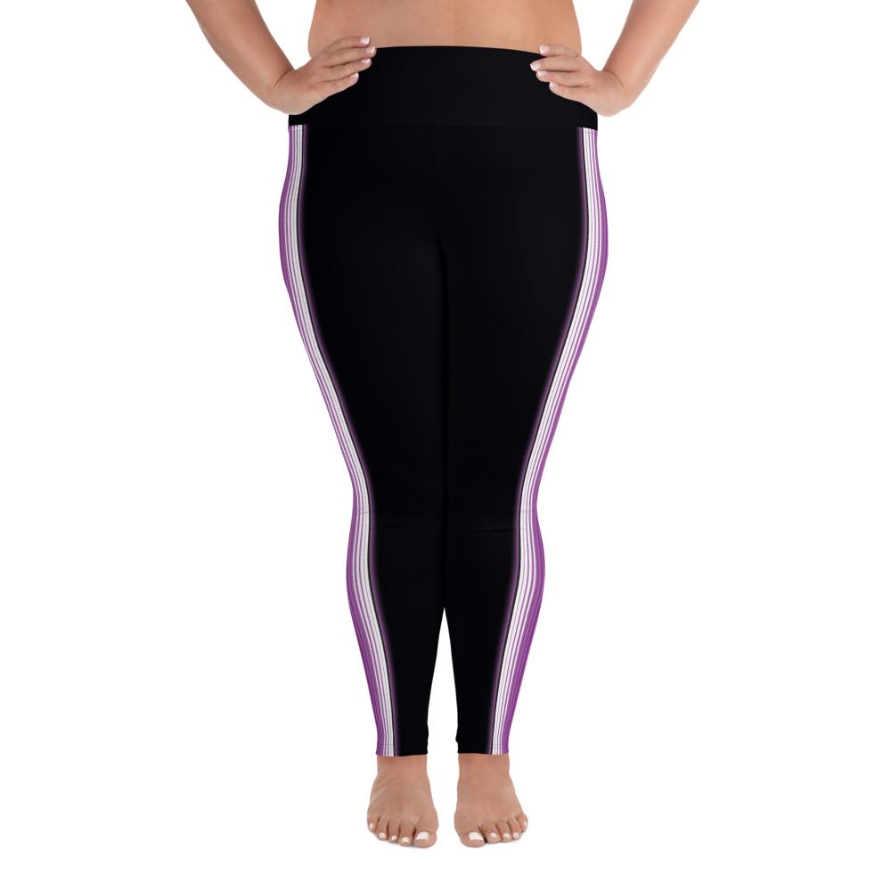 Zarape Purple and Lavender - All-Over Print Plus Size Leggings - Licuado Wear