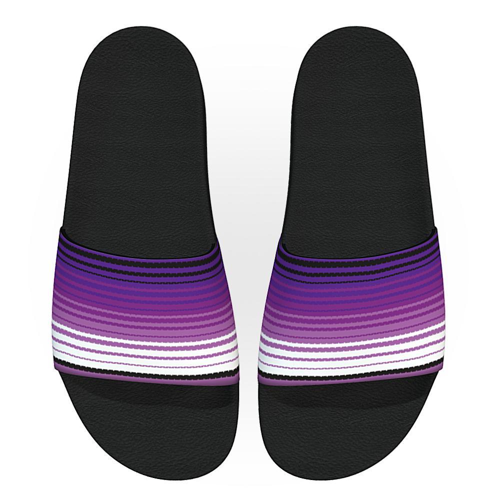 Zarape (Purple/Lavender) - Unisex Slide Sandal