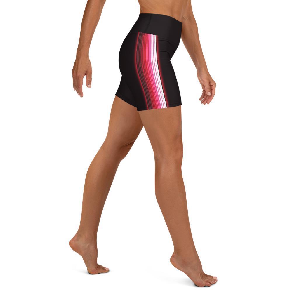 Zarape Red and Pink - All-Over Print Shorts - Licuado Wear