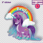 Bruja Pony - Glitter Holographic Sticker [PRE-ORDER]