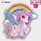 Loca Pony - Glitter Holographic Sticker [PRE-ORDER]
