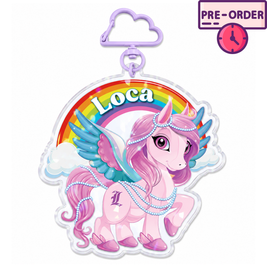 Loca Pony - Acrylic Keychain Charm [PRE-ORDER]