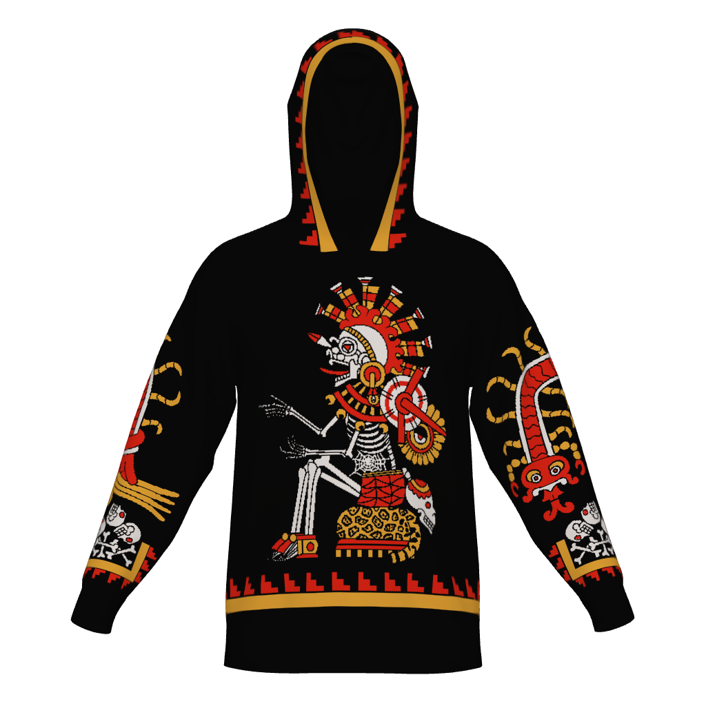 Mictlantecuhtli & Mictecacihuatl – Knitted Hoodie