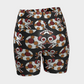 Day of the Dead Colorful Calavera – Sparkle Bike Shorts