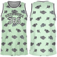 Chingona 365 with Roses - Soft Mint Basketball Jersey