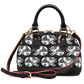 Day of the Dead Black & White Calavera – Dome Satchel Handbag