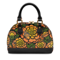 Day of the Dead Marigold & Monarch – Dome Satchel Handbag