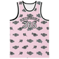 Chingona 365 with Roses - Pink Basketball Jersey