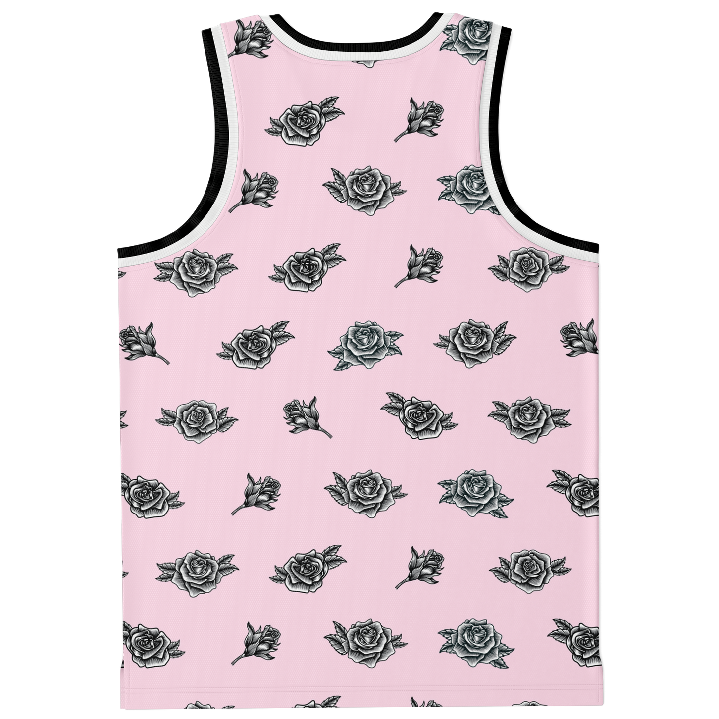 Chingona 365 with Roses - Pink Basketball Jersey