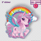 Loca Pony - Glitter Holographic Sticker [PRE-ORDER]