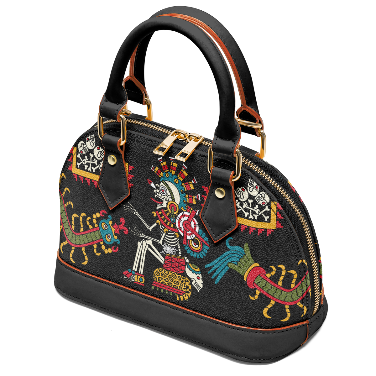Mictlantecuhtli & Mictecacihuatl – Dome Satchel Handbag