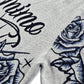 Ánimo con Roses (Blue Black Pen & Ink Style) - Unisex Knit Sweater