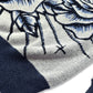 Ánimo con Roses (Blue Black Pen & Ink Style) - Unisex Knit Sweater