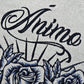 Ánimo con Roses (Blue Black Pen & Ink Style) - Unisex Knit Sweater