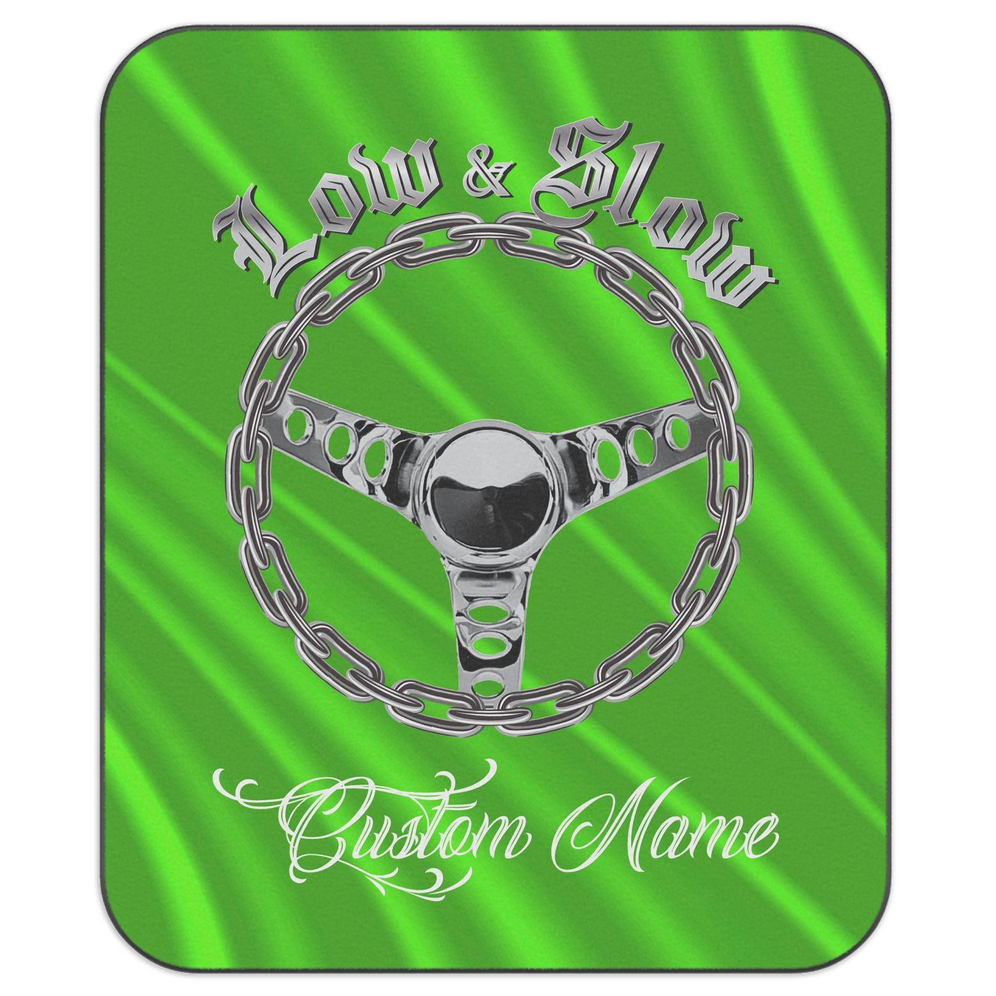 CUSTOM Low & Slow Chain Steering Wheel - Outdoor Picnic Blanket