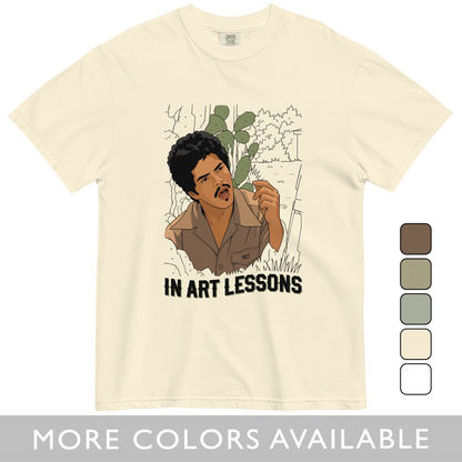 In Art Lessons! (Bob Morales, Esai Morales, La Bamba) - Unisex Heavyweight T-shirt