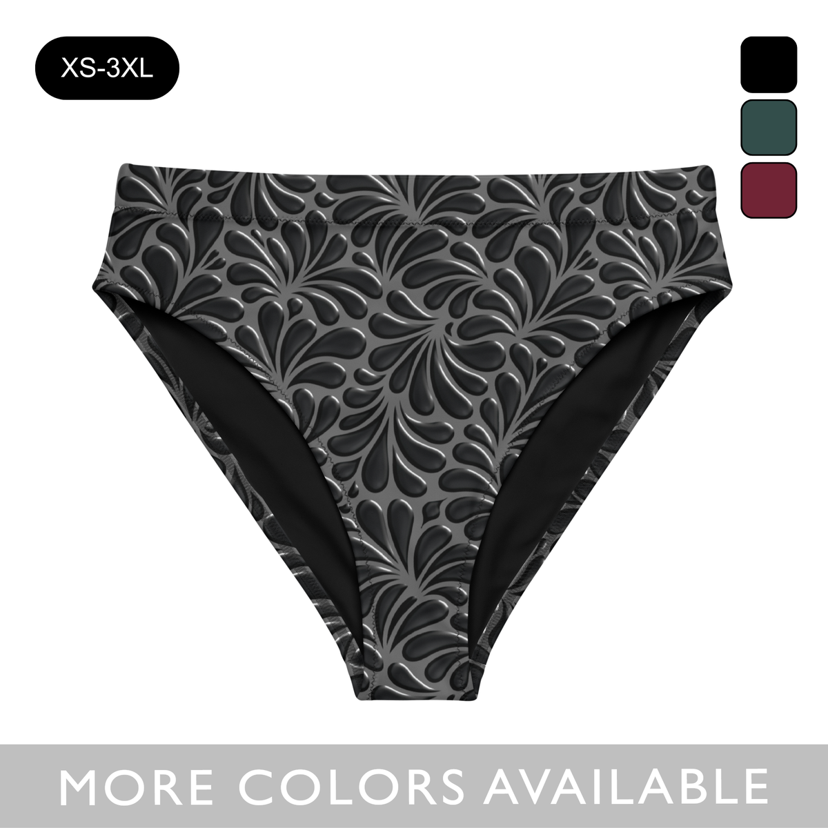 Jarrito Glaze - High-waisted Bikini Bottom (3 colors)
