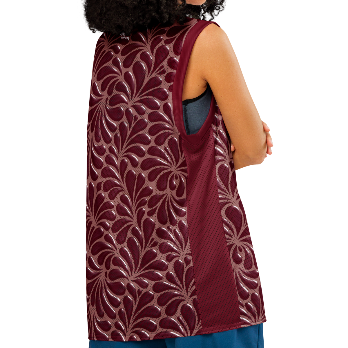 Jarrito Glaze - Mesh Swimsuit Cover-up/Basketball Jersey (3 colors)