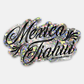 Mexica Tiahui - Silver Glitter Holographic Sticker