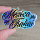 Mexica Tiahui - Silver Glitter Holographic Sticker