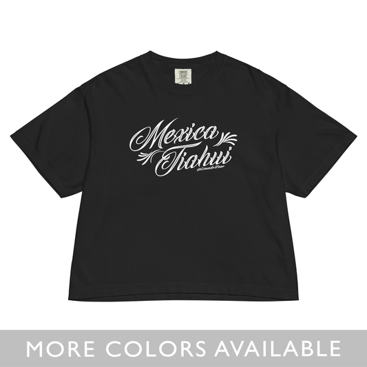 Mexica Tiahui - Women’s Heavyweight Boxy T-Shirt