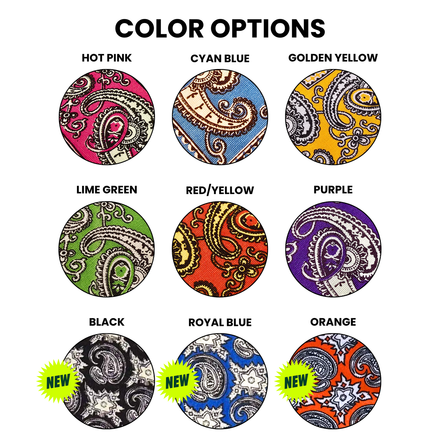 Mexican Paliacate Cooling Scarf - Unisex (9 colors)