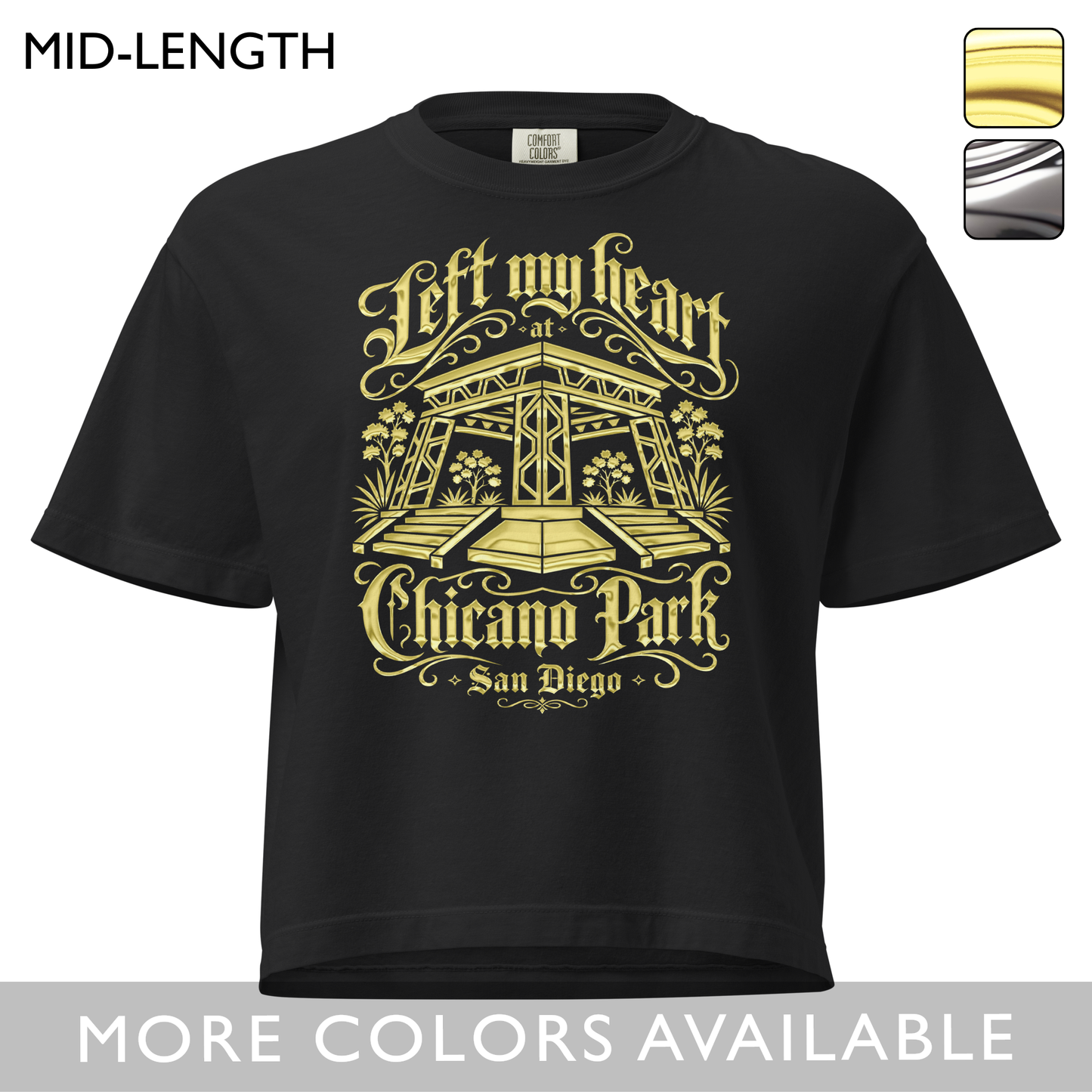 Left My Heart At Chicano Park - Women’s Heavyweight Boxy T-Shirt