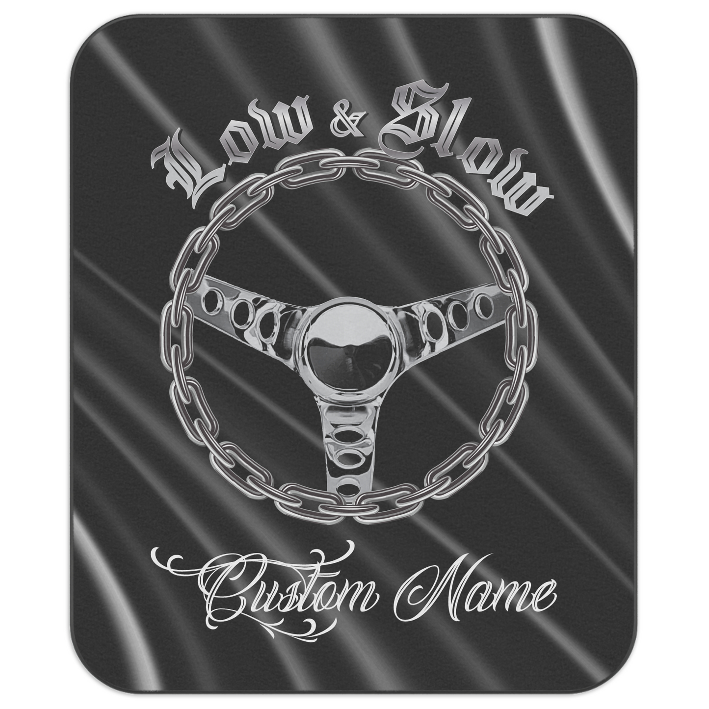 CUSTOM Low & Slow Chain Steering Wheel - Outdoor Picnic Blanket