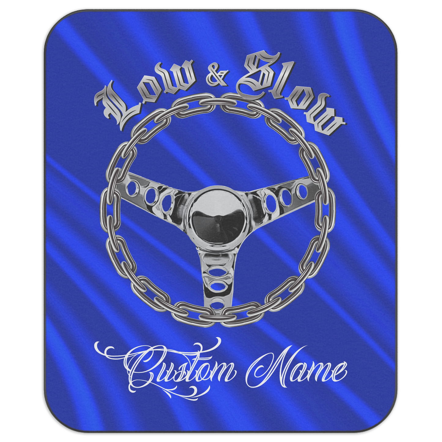 CUSTOM Low & Slow Chain Steering Wheel - Outdoor Picnic Blanket