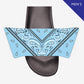Add On Straps for Men's Slides - Bandana Designs (Cool Colors)