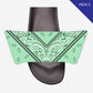 Add On Straps for Men's Slides - Bandana Designs (Cool Colors)