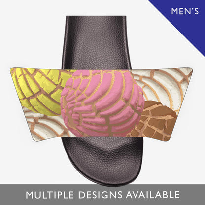 Add On Straps for Men's Slides - Concha Pan Dulce Designs - Licuado Wear