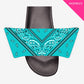 Add On Straps for Women's Slides - Bandana Designs (Cool Colors)