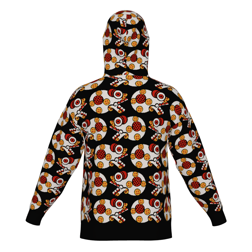Day of the Dead Colorful Calavera – Knitted Hoodie