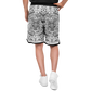 Aztec Calendar (Black & White) 2025 - Unisex Basketball Shorts