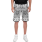 Aztec Calendar (Black & White) 2025 - Unisex Basketball Shorts