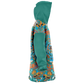 Aztec Calendar (Turquoise Jade & Orange Namor Colors) - Cobija Hoodie