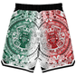 Aztec Calendar (Mexico flag colors) 2025 - Unisex Basketball Shorts