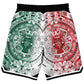 Aztec Calendar (Mexico flag colors) 2025 - Unisex Basketball Shorts