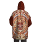 Aztec Calendar (Rust & Tan Colors) - Cobija Hoodie