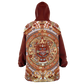 Aztec Calendar (Rust & Tan Colors) - Cobija Hoodie