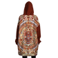 Aztec Calendar (Rust & Tan Colors) - Cobija Hoodie